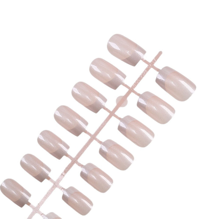 Elegante Französische Spitzenkünstliche Nägel Karnz