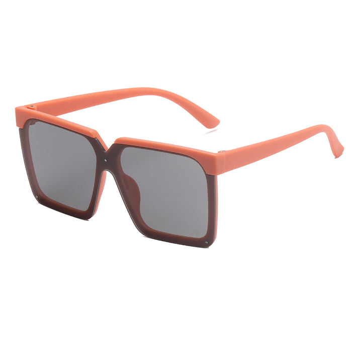 Damen große quadratische Sonnenbrille mit modernem Design Karnz