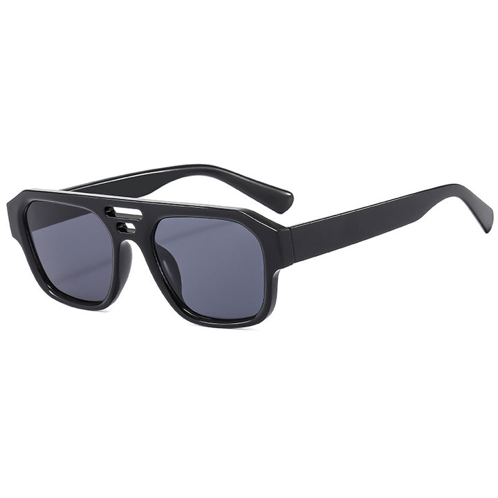 Damen Modische Sonnenbrille mit kantigem Design und UV-Schutz Karnz