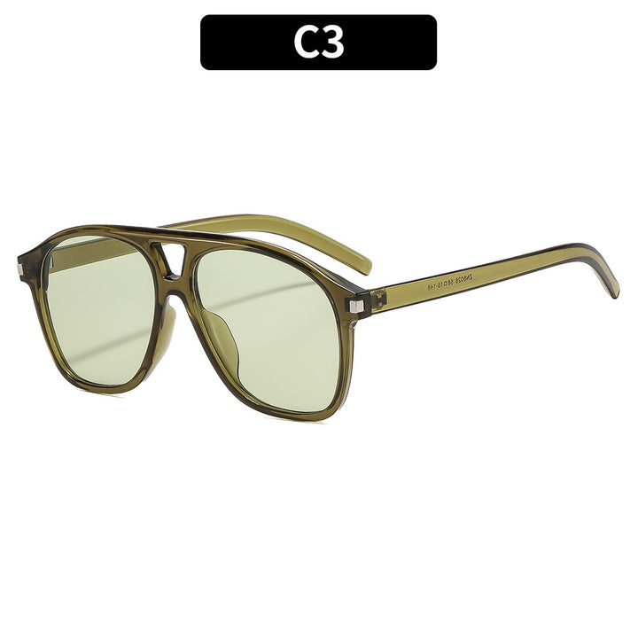 Retro-inspirierte quadratische Sonnenbrillen