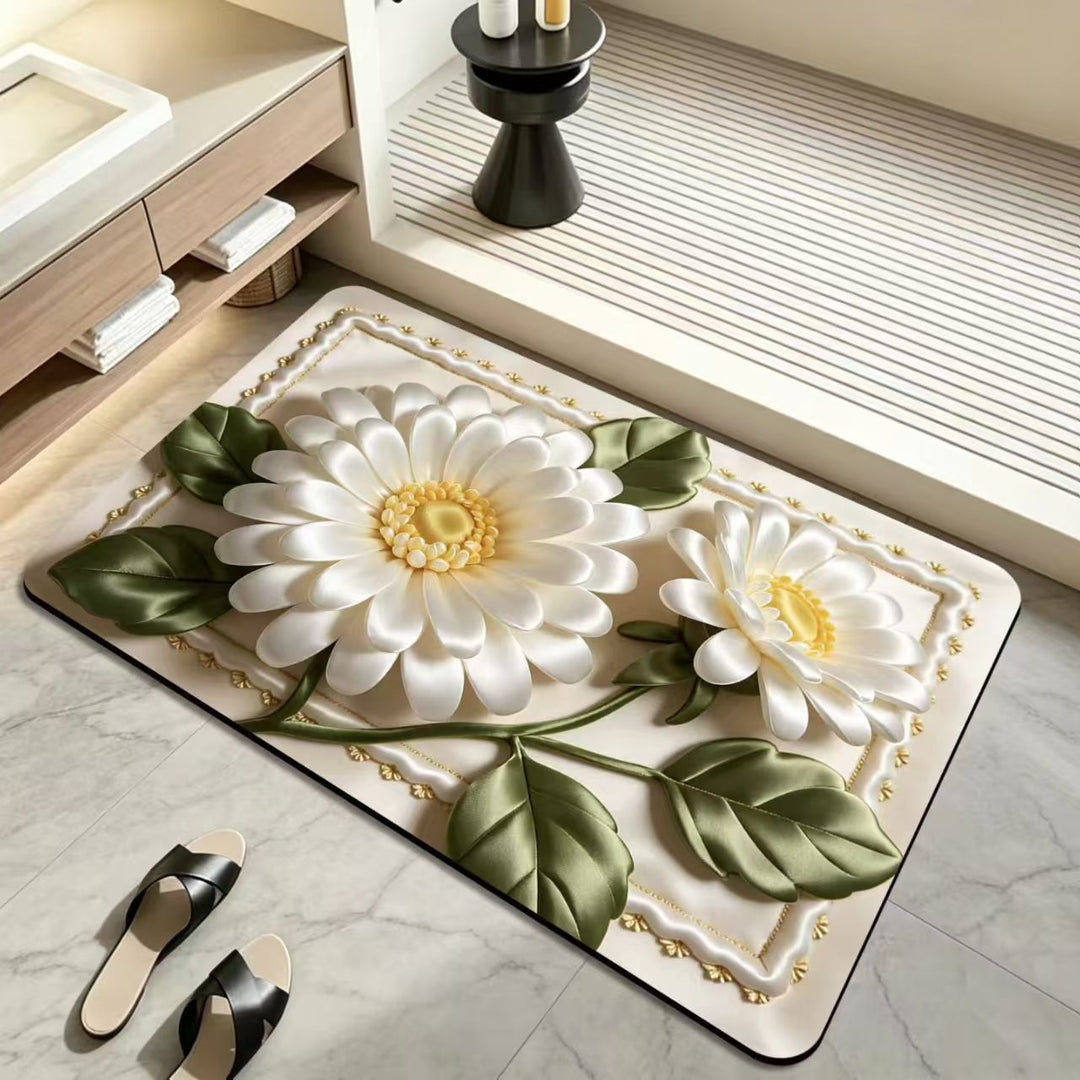 Florales Design-Badmatt