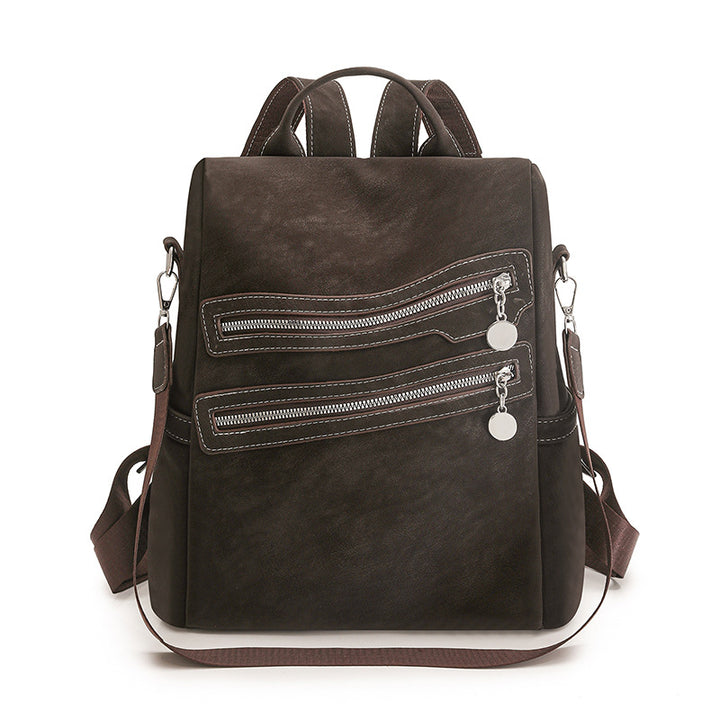 Stylischer Multi-Reißverschluss-Rucksack Karnz