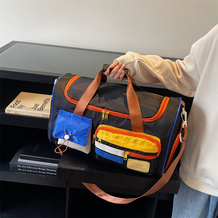 Bunter Mehrfach-Taschen Reise Duffle Bag