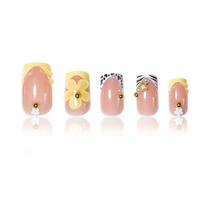 Blumen 3D Nagelkunst Verbesserungen Karnz
