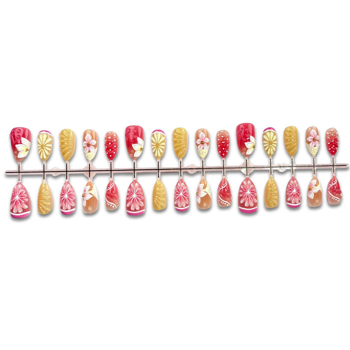 Frucht-inspirierte Press-On Nagelkunst Kollektion