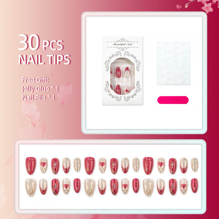 Elegantes Handgefertigtes Nagelkunstset
