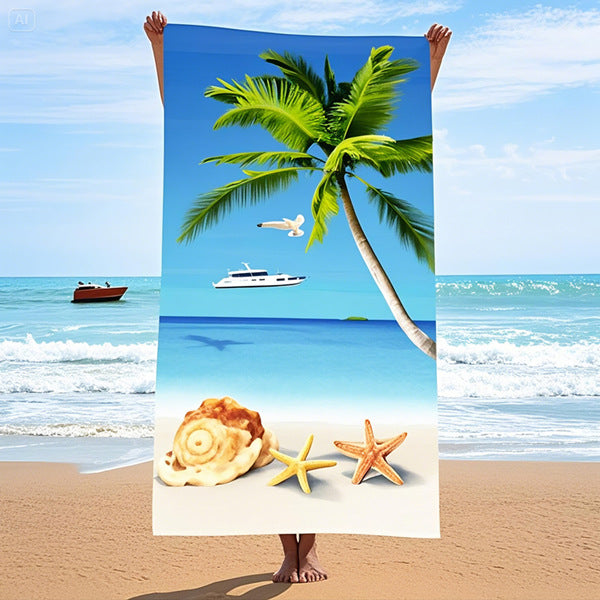 Tropisches Paradies Strandtuch Karnz