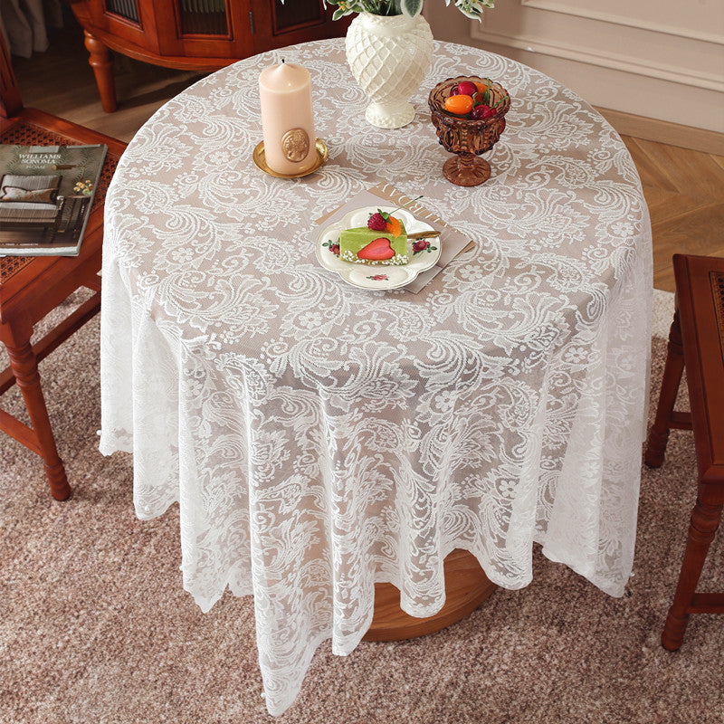 Elegante Dekorative Spitzen-Tischdecke