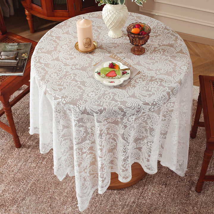 Elegante Dekorative Spitzen-Tischdecke