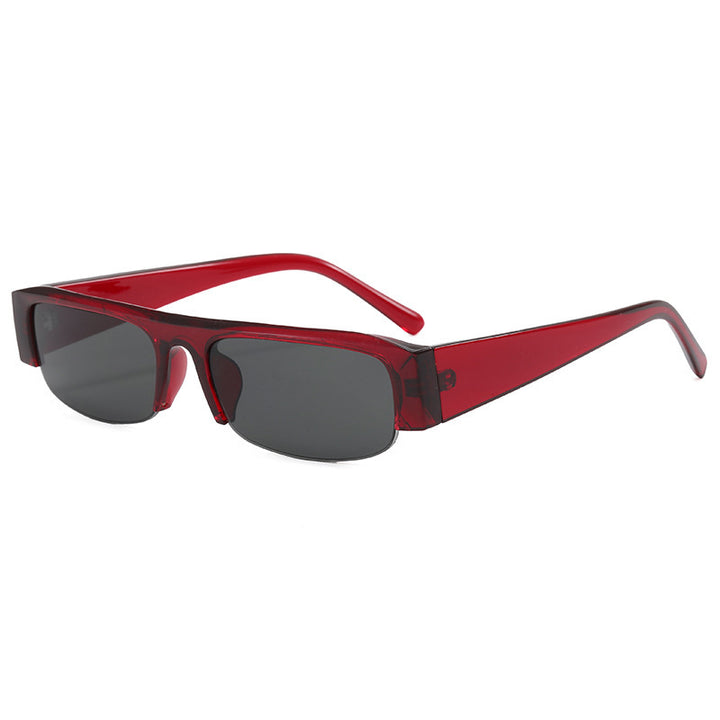 Zeitgenössische retro-inspirierte Flachlinsen-Sonnenbrille Karnz