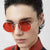 Damen modische runde Sonnenbrille mit innovativem Metallrahmen Karnz