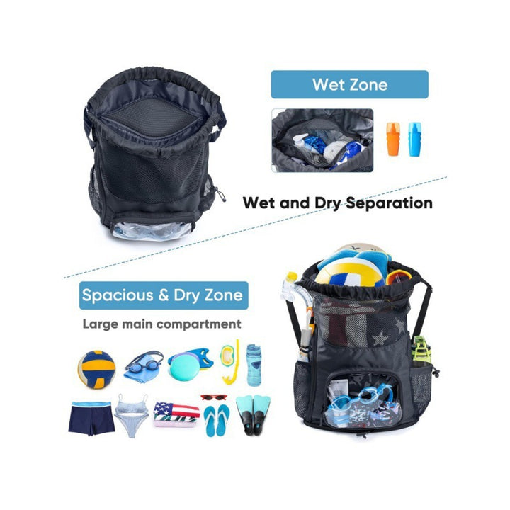 Schwimmbad-Organizer-Rucksack Karnz