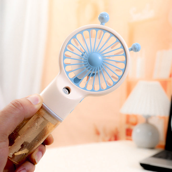 Damen Tragbarer Handventilator mit integrierter Sprühfunktion Karnz