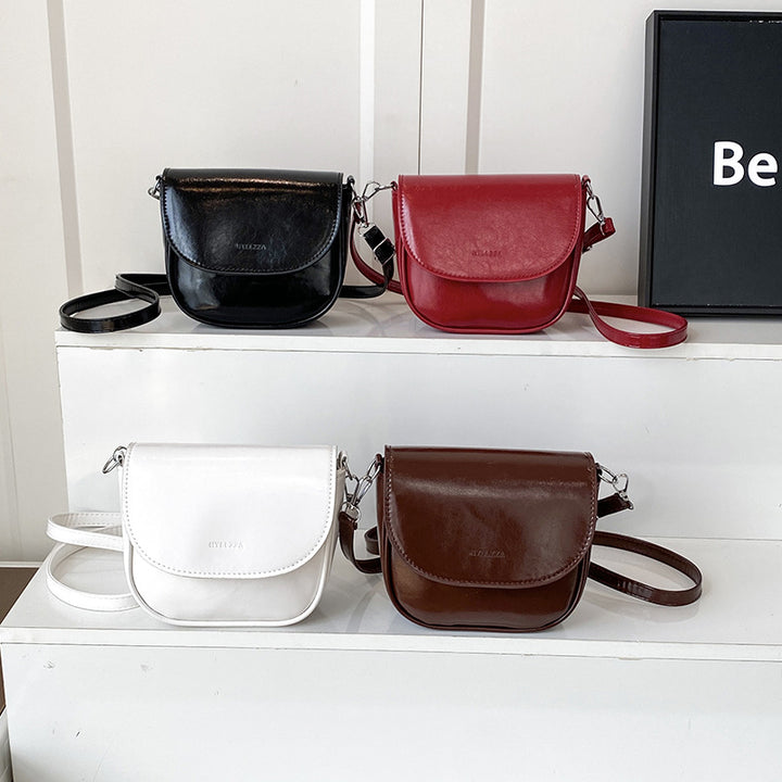 WoMinimalist Faux Leder Umhängetasche Karnz