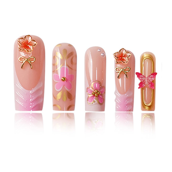 Dekorative Acryl Press-On Nagelkunst Karnz
