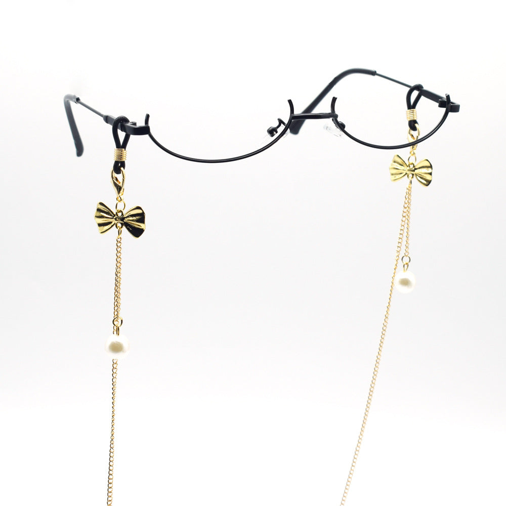 Eleganter doppelter Kettenbrillenhalter Karnz