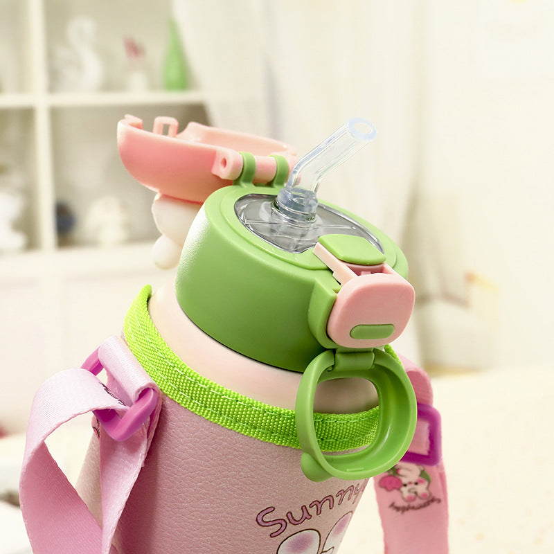 Damen Isolierte Trinkflasche mit niedlichem Dinosaurierdesign Karnz