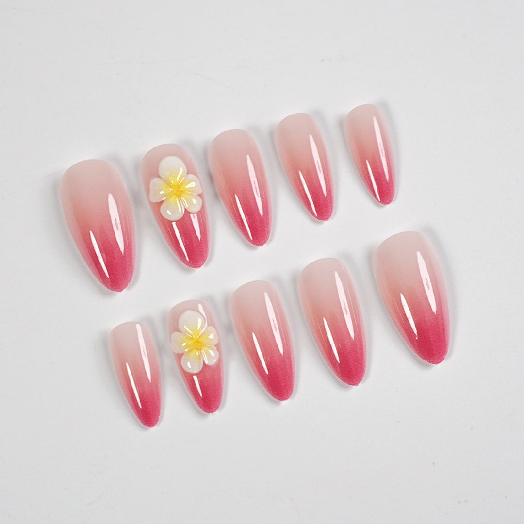 Premium dekoratives Press-On-Nagelset