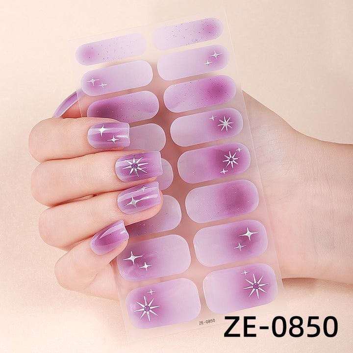 Sternen Ombre Nagel Wraps