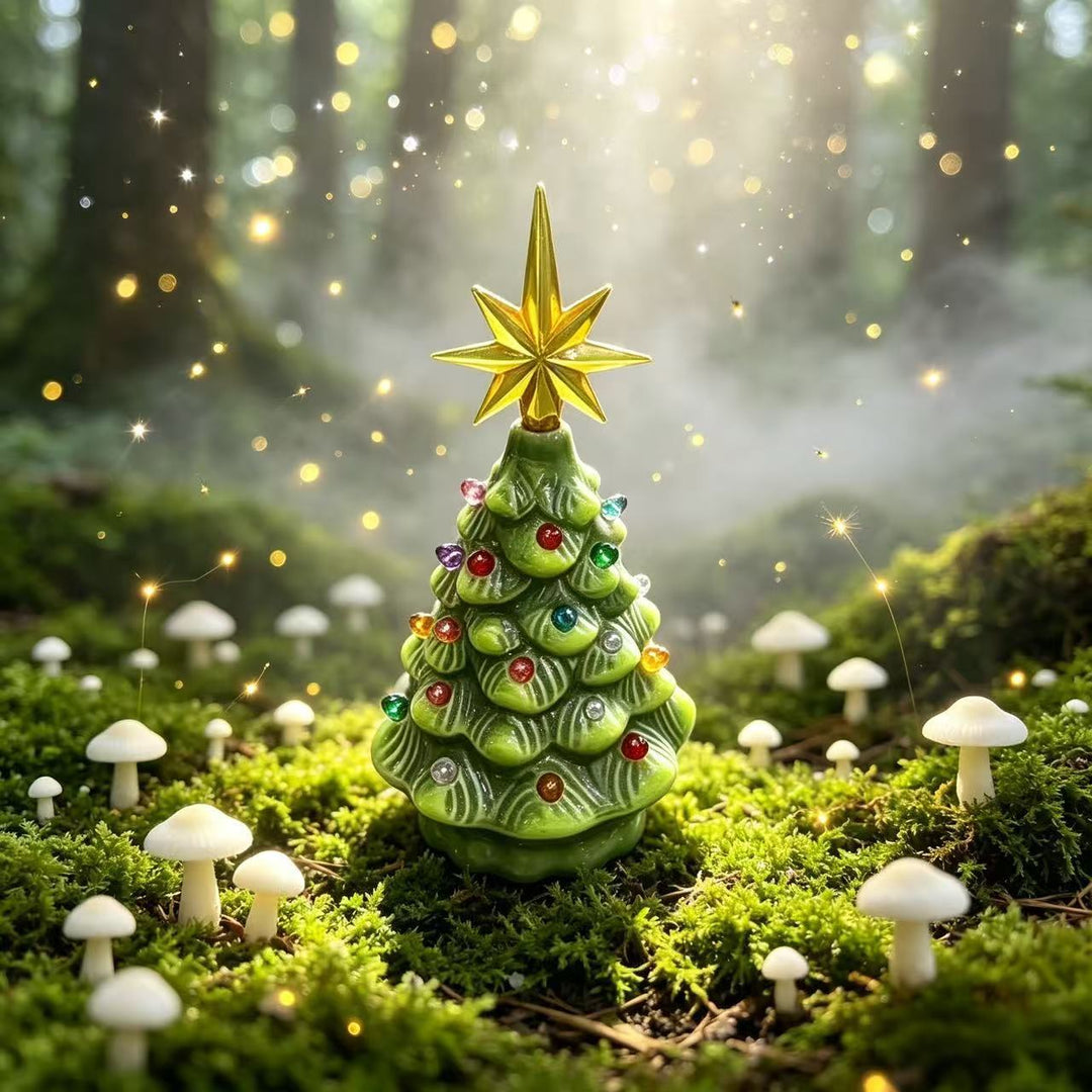 Dekorative Keramische Weihnachtsbaumfigur Karnz