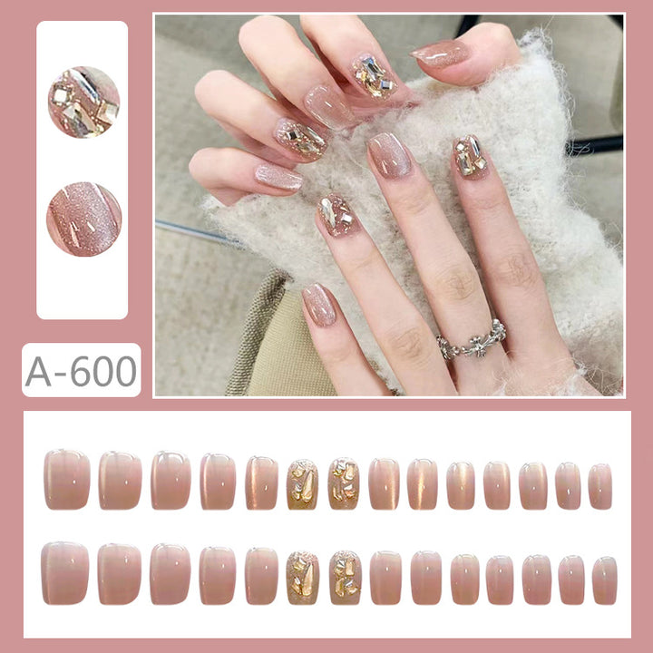 Chic Dekorative Druck-Nagelspitzen Karnz
