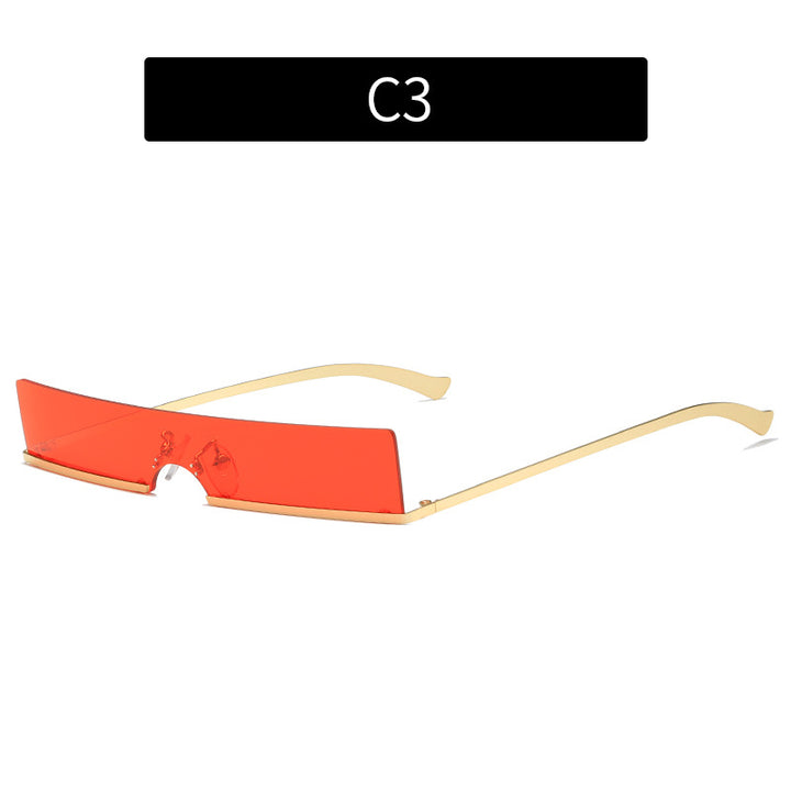 Minimalistische Katzenaugen-Sonnenbrille