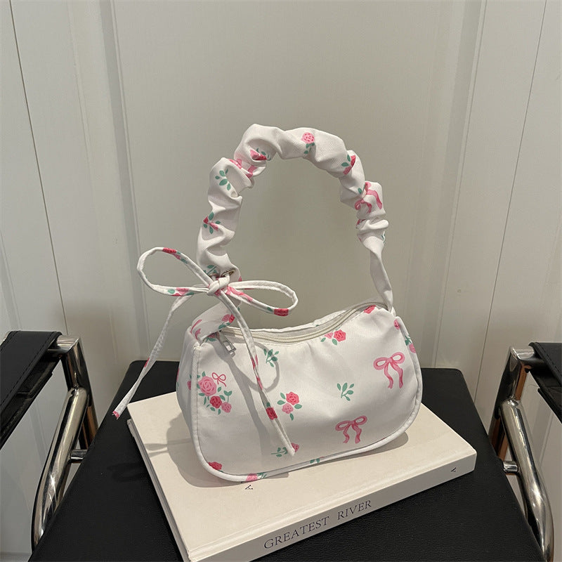 Blumenmuster Handtasche