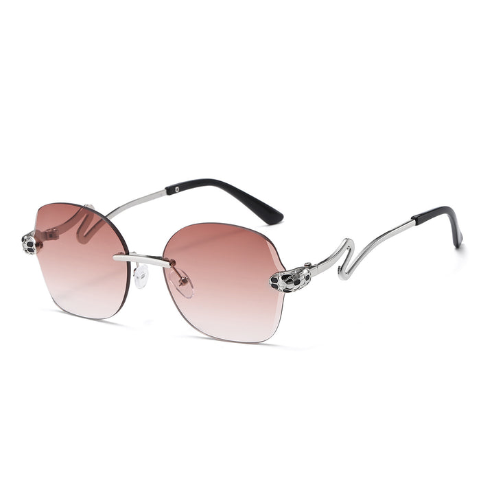 Einzigartige geometrische Rahmen-Sonnenbrille Karnz