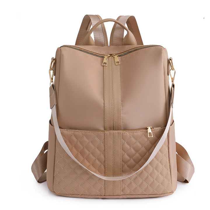 Elegante mehrfächige gesteppten Rucksack