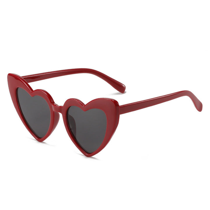 Herzförmige Mode-Sonnenbrille Karnz
