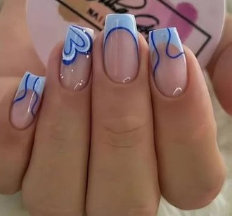 Herz-Design Acryl-Nagelkunst Set Karnz
