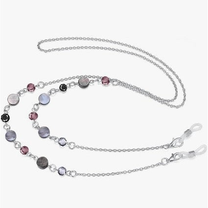 Elegante Perlen Brillen Kette Karnz