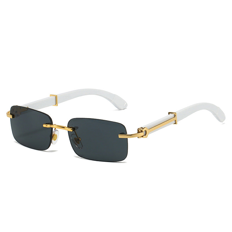 Damen modische Sonnenbrille mit elegantem Metallgestell und polarisierten Gläsern Karnz