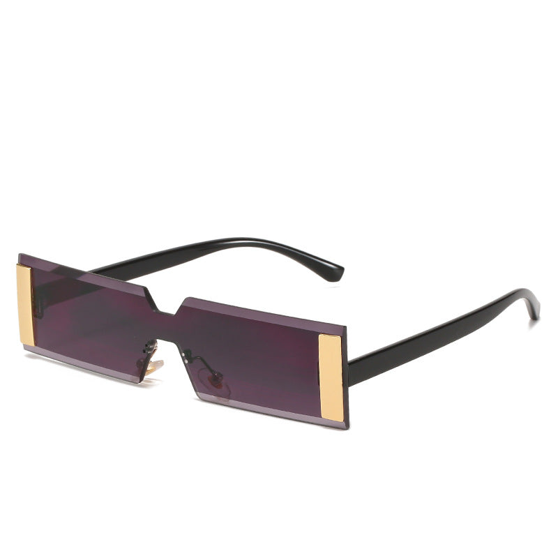 Damen Modische Rechteckige Sonnenbrille Karnz