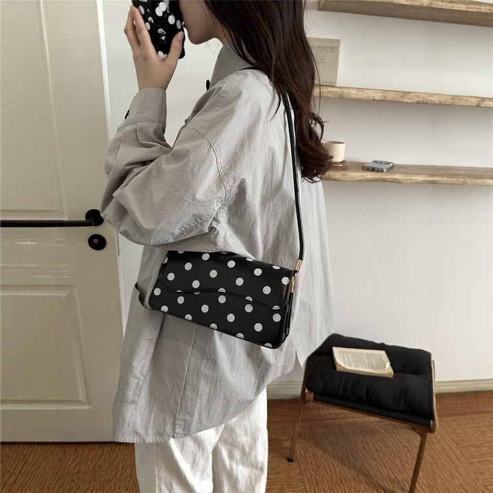 Elegante Polka Dot Abendhandtasche