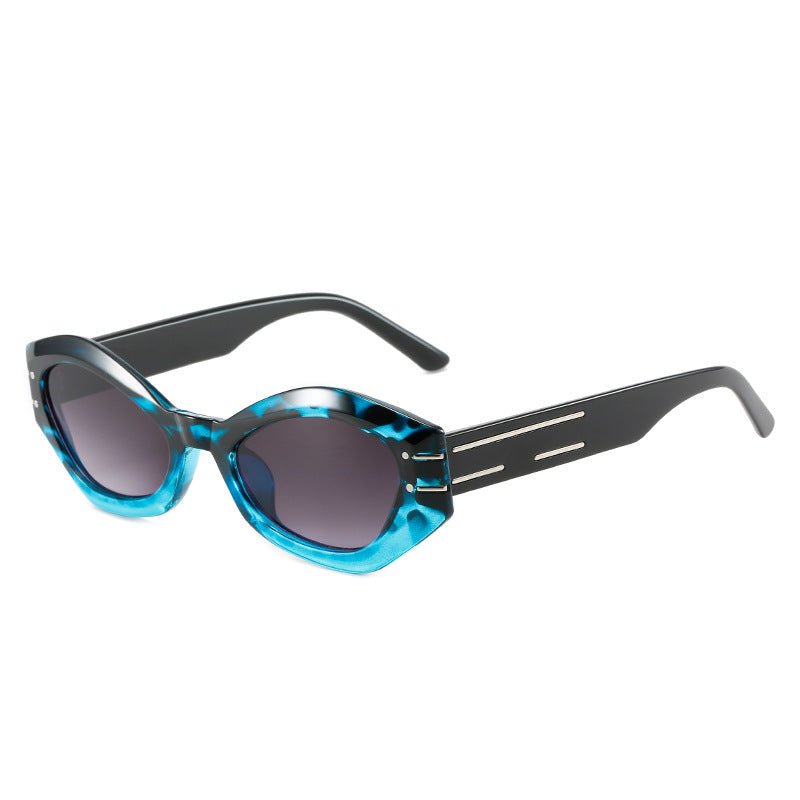 Damen stilvolle Designer-Sonnenbrille mit einzigartiger Rahmenkonstruktion Karnz