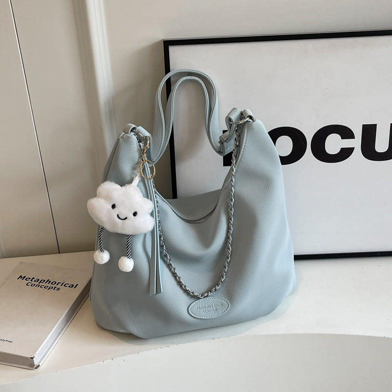 Weiche Leder Schlabberige Schultertasche
