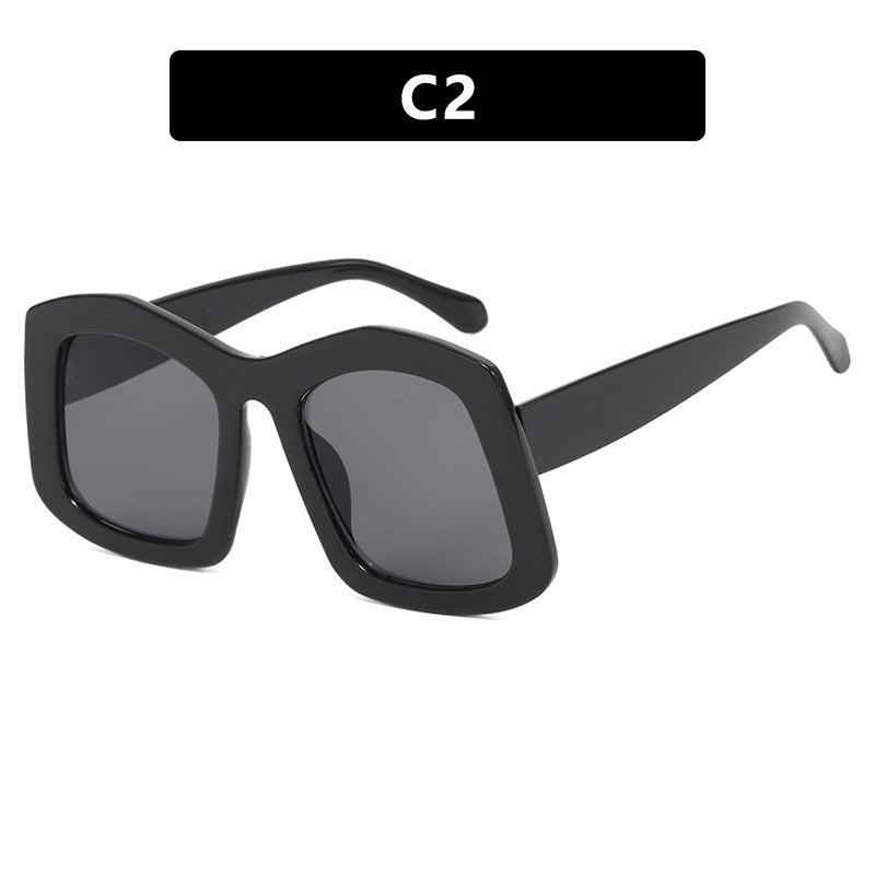 Damen große Sonnenbrille mit modischem Design und UV-Schutz Karnz