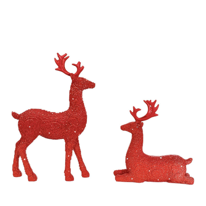 Elegante Weihnachtsdeko in Form von Rentieren Karnz