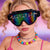 Damen Sportliche Schutzbrille mit Punk-inspiriertem Design Karnz