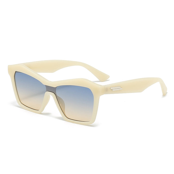 Damen Modische Sonnenbrille im modernen geometrischen Design Karnz