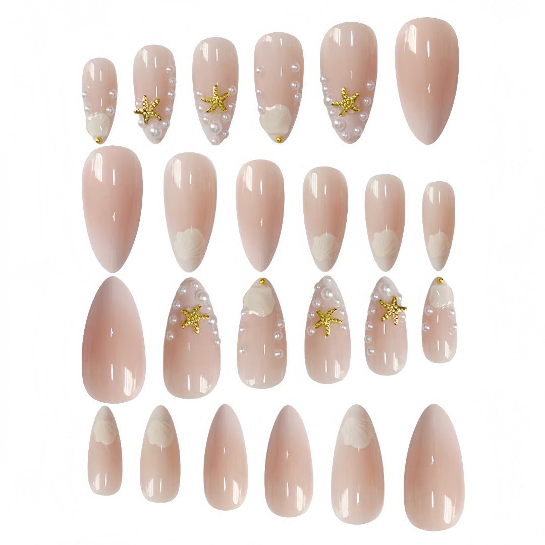 Shell-Inspirierte Nail Art Extensions Karnz