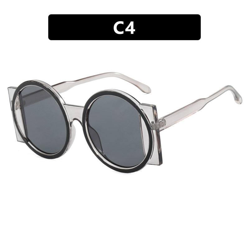 Damen oversized Sonnenbrille mit eckigem Rahmen und UV-Schutz Karnz