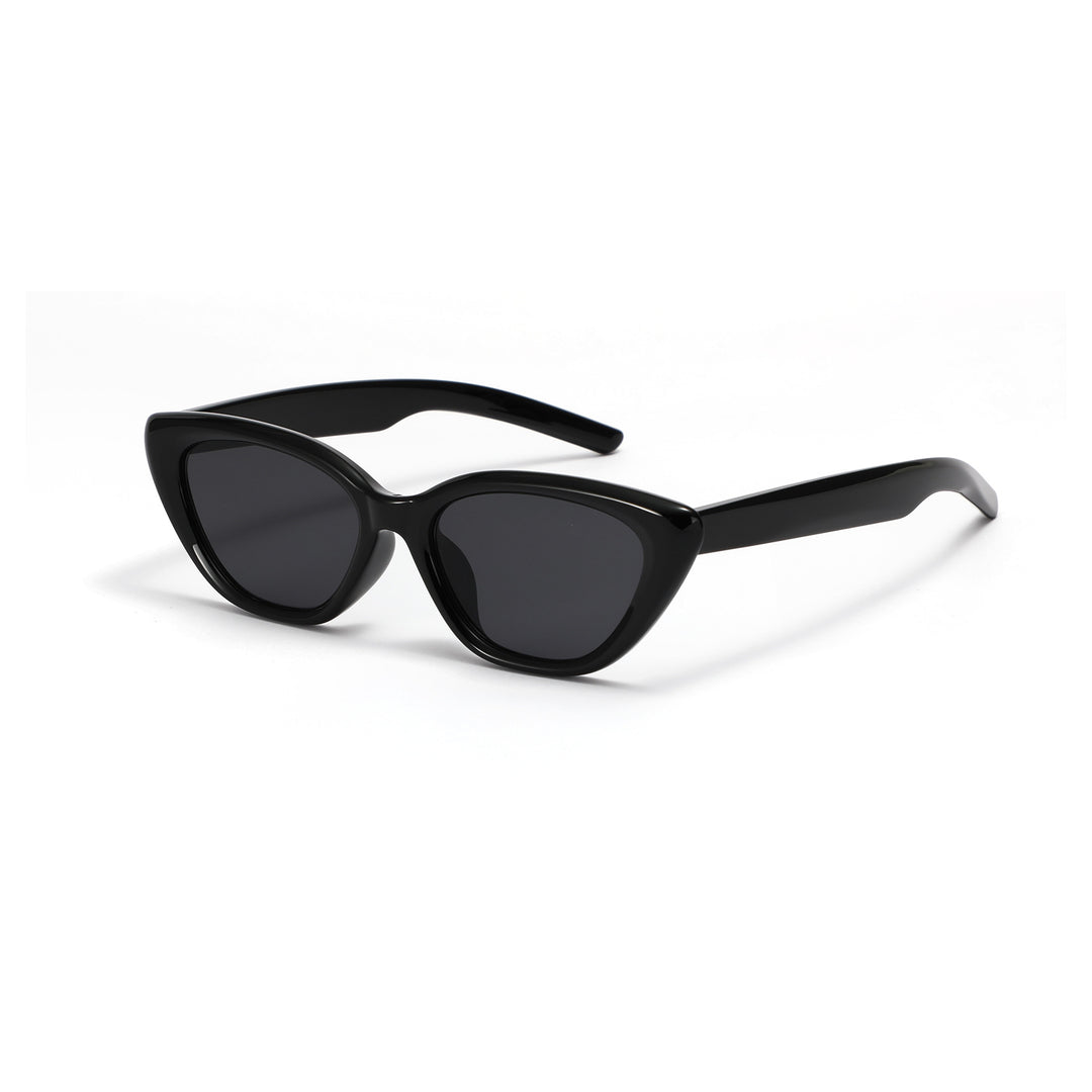 Damen Cat-Eye Sonnenbrille mit transparentem Design Karnz