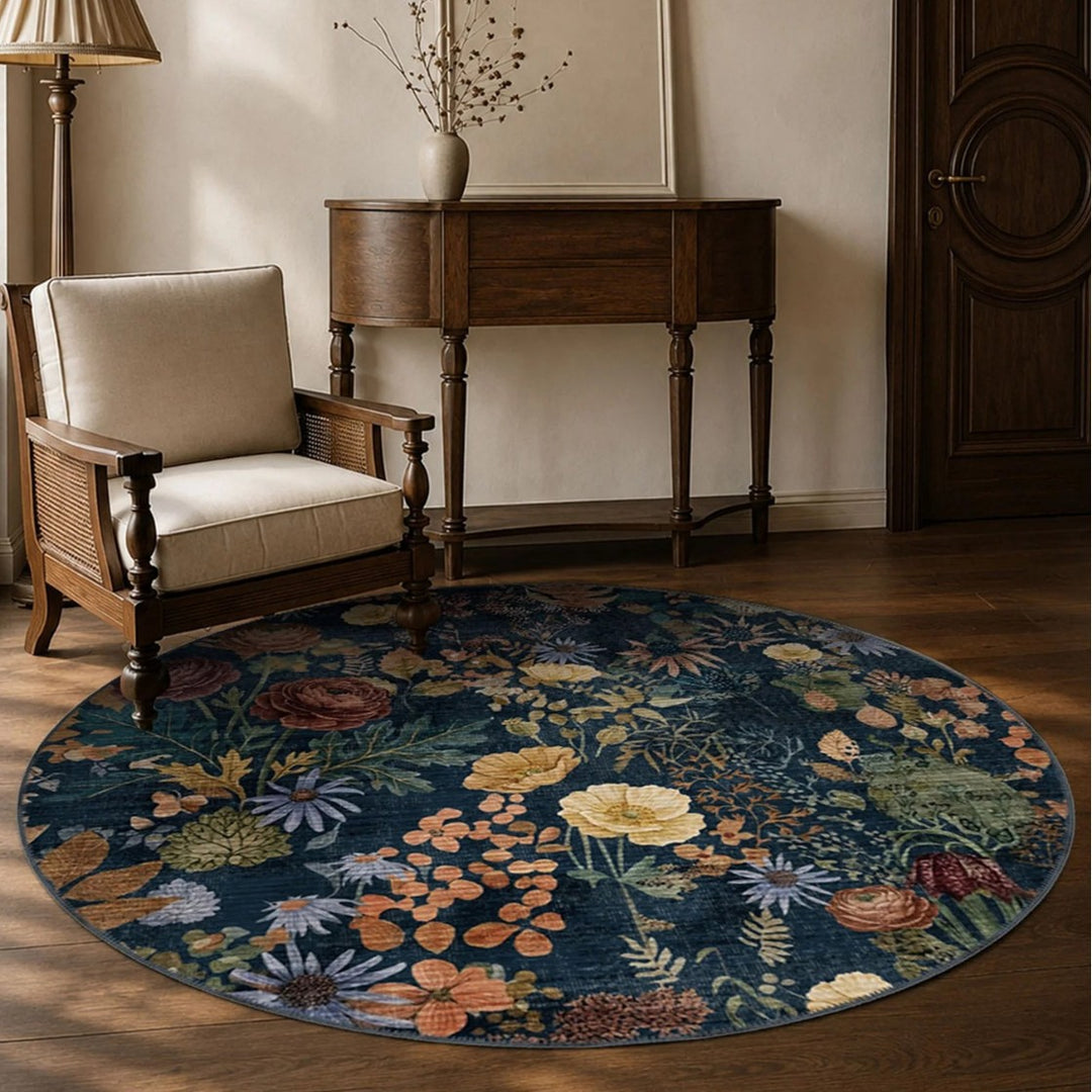 Vintage-inspirierter geometrischer Teppich