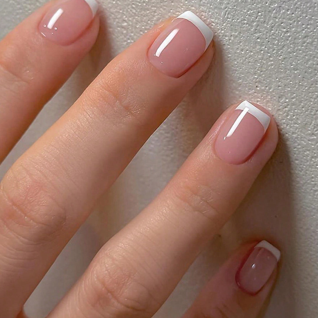 Elegante französische Spitzen-Nagelverlängerungen Karnz