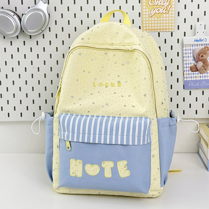Niedlicher illustrierter Stern-beschmückter Rucksack Karnz