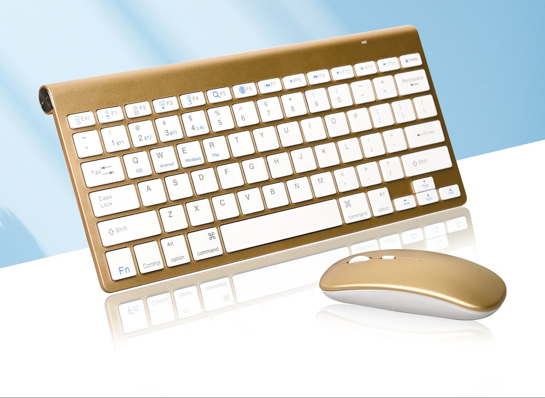Wireless Compact Keyboard and Mouse Set Karnz