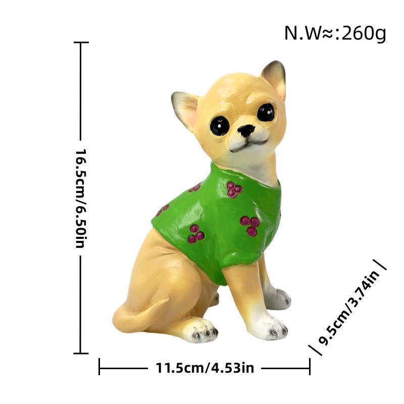 Dekorative Schlafende Bulldogge Figur Karnz