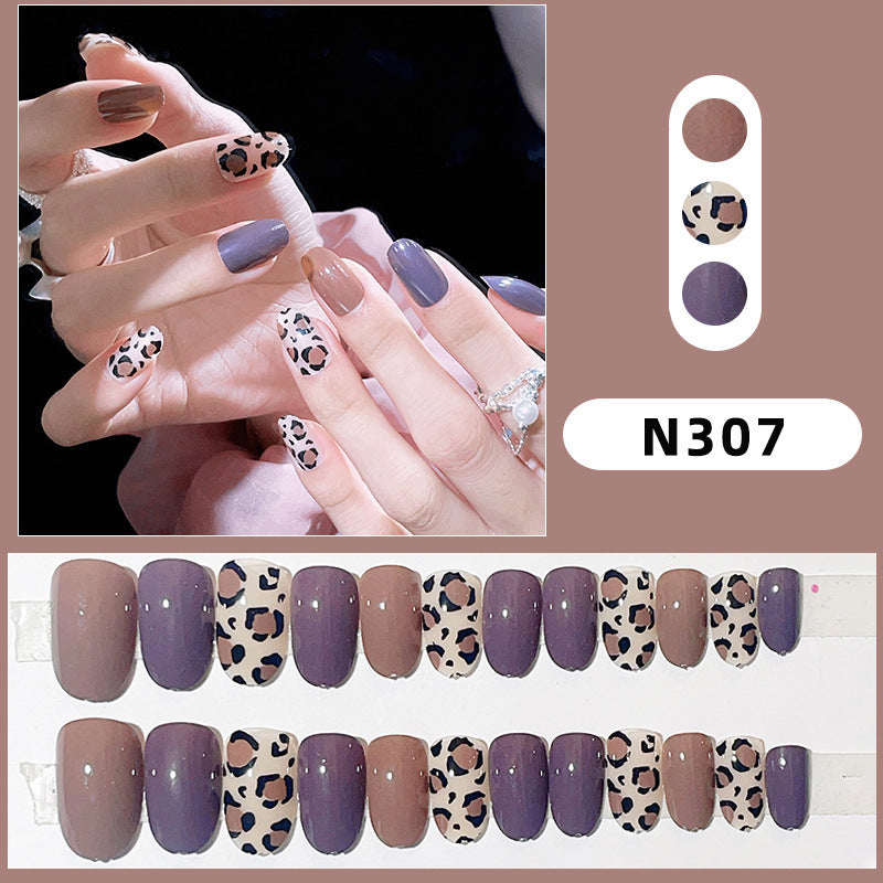Blumenmuster Press-On Nagelset